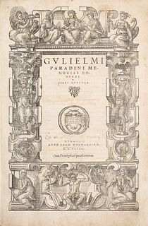 Paradin, Guillaume - Gulielmi Paradini Memoriae nostrae libri quatuor