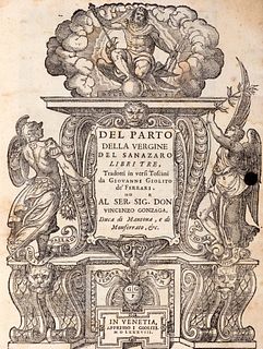 Sannazzaro, Iacopo - Three books on the birth of the Virgin by Sanazaro, translated into Tuscan verses by Giouanni Giolito de 'Ferrari