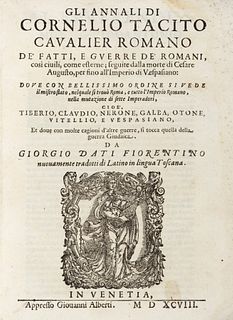 Tacito, Publio Cornelio - The Annals of Cornelius Tacitus Roman caualier de 'facts, and wars of the Romans, so ciuili, as external; followed by the de