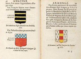 Segoing, Charles - Mercure Armorial, Enseignant Les Principes & Elemens Du Blazon Des Armoiries [...]