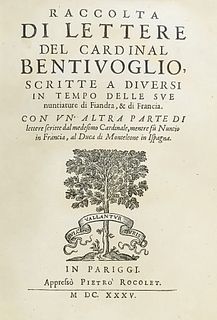Bentivoglio, Guido - Collection of letters from Cardinal Bentivoglio written to various people at the time of his nuntiatures of Flanders & France