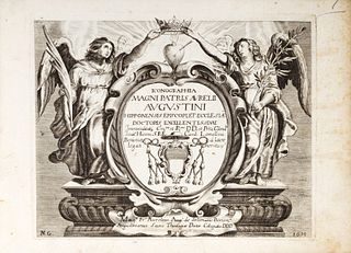 Gillier, Nicolas - Iconographia magni patris Aurelii Augustini Hipponensis episcopi et ecclesiae doctoris excellentissimi