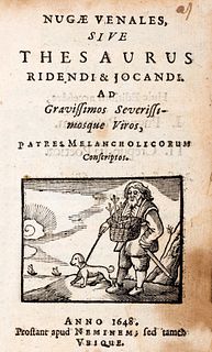 Publio Porcio [Joannes Leo Placentium] - Nugae venales, sive Thesaurus ridendi & jocandi