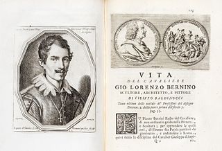 Bellori, Giovanni Pietro - Portraits of some famous painters of the 17th century. Designed and engraved in copper by the knight Ottavio Lioni