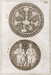 Buonarroti, Filippo - Observations on some fragments of ancient glass vases decorated with figures found in the cemeteries of Rome