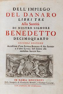 Maffei, Scipione - Three books on the use of money