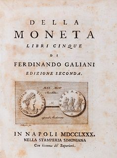 Galiani, Ferdinando - Coin books five
