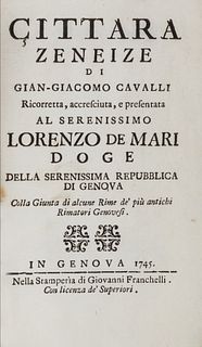 Genova - Cavalli, Gian Giacomo - Cittara zeneize