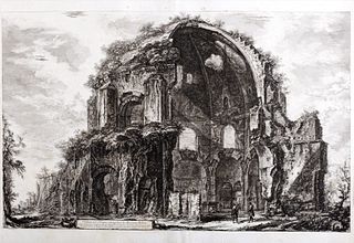 Piranesi, Giovanni Battista - View of the octangular Temple of Minerva Medica