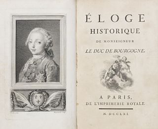 Lefranc Pompignan, Jean-Jacques [Le Duc de Bourgogne] - Eloge Historique de Monseigneur Le Duc de Bourgogne