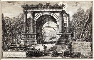 Piranesi, Giovanni Battista - Some views of triumphal arches and other monuments erected by Romans, some of which are seen in Rome and some for Italy