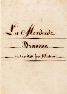La Merdeide Drama in three acts for music