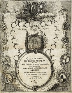 Vogel, Johann Philipp Nerius Maria - Collection des pierres antiques dont la chasse des SS. Trois Rois Mages is enriched in the metropolitan Eglise in