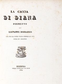 Boccaccio, Giovanni - The Hunt for Diana. Poem