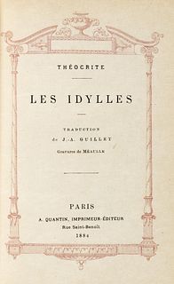 Teocrito - Theocrite, Les Idylles