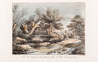 Gainsborough, Thomas - A collection of prints illustrative of English Scenery