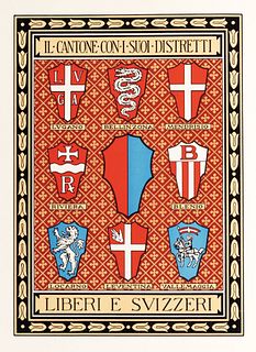 Lienhard Riva, Alfredo - Armoriale Ticinese: coat of arms of families ascribed to the patricians of the Republic and Canton of Ticino accompanied by h