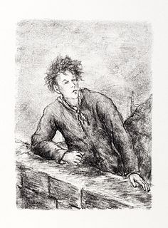 Moreau, Luc-Albert - Verlaine, Paul - Les Poetes maudits. Avec une introduction de Francis Carco et des lithographies de Luc-Albert Moreau,