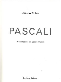 Pascali, Rubiu Vittorio - Pascali