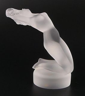 LALIQUE FRANCE "Chrysis" CRYSTAL 5" SCULPTURE