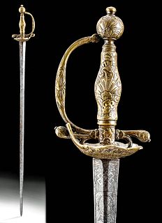 Fine 18th C. French Steel Cavalry Trooper's Sword