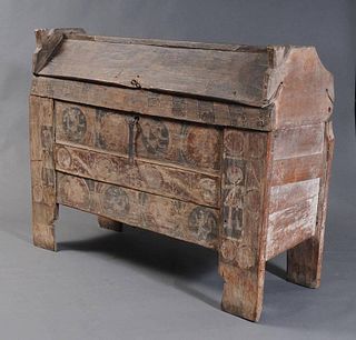 Continental or Russian Provincial Dower Chest