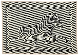 Victor Vasarely (French/Hungarian, 1906-1997)      Zebra