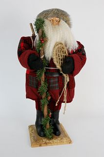 Large Adirondack Santa Claus Christmas Figure