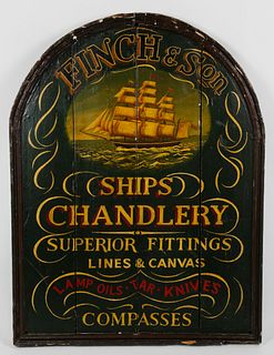 Finch & Son Ships Chandlery Trade Sign