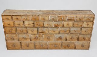 40 Drawer Pine Apothecary Chest, 19th Century
