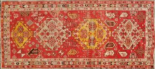 Vintage Turkish Hand Woven Carpet