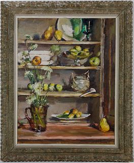 Andrew Shunney Oil on Canvas "Kitchen Study"