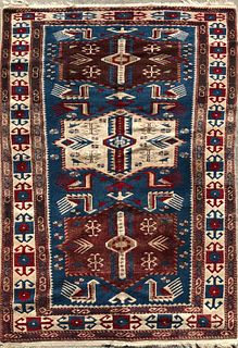 Vintage Turkish Kazak Carpet