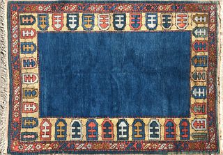 Vintage Hand Woven Turkish Wool Carpet
