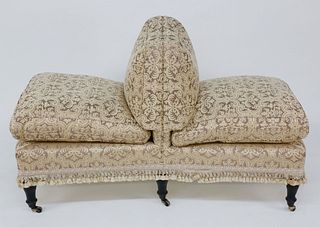 Scalamandre Finely Upholstered Tete-A-Tete