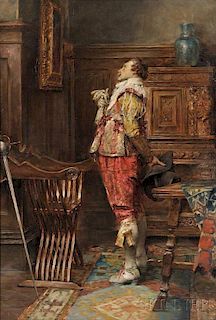 Attributed to Alex de Andreis (Belgian/British, 1880-1929)      Musketeer