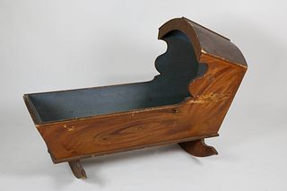 Nantucket Grain Painted Cradle, early 19th Century