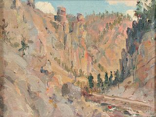 David Howard Hitchcock (American, 1861-1943)      Colorado Landscape
