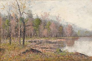 Theodore Clement Steele (American, 1847-1926)      Autumn Marsh
