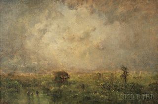 George Inness, Jr. (American, 1854-1926)      Clearing Showers