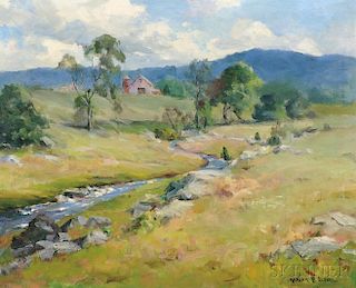 Marian P. Sloane (American, 1876-1954)      Brook in Pownal, Vermont