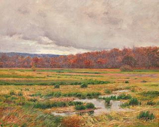 Edmund Elisha Case (American, 1844-1919)      Autumn Marshes