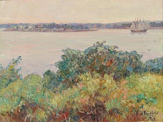 Charles Jay Taylor (American, 1855-1929)      Boothbay Harbor, Maine