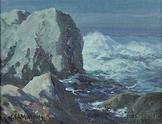Carl Sammons (American, 1883-1968)      Point Lobos-Carmel Calif.
