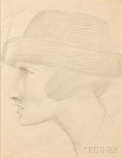Elie Nadelman (American, 1885-1946)      Ideal Head #1
