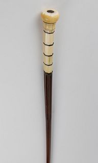 Whaleman Made Walking Stick, circa 1850