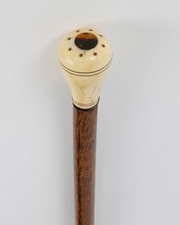 Antique Sailor Made Walking Stick, 19th c.