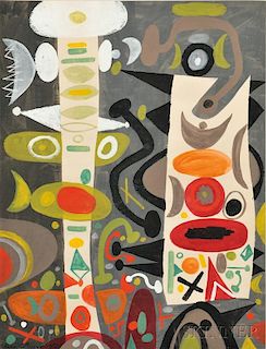 Byron (George Byron) Browne (American, 1907-1961)      Abstract Composition