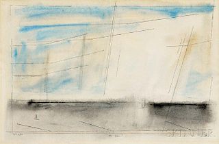 Lyonel Feininger (American 1871-1956)      Sky-Space I
