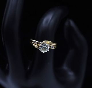 Stunning 14k Yellow Gold Diamond Ring